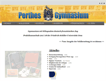 Tablet Screenshot of perthes-gymnasium.de